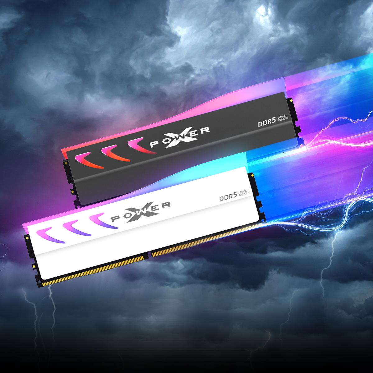 XPOWER Storm DDR5 RGB Gaming UDIMM-Silicon Power
