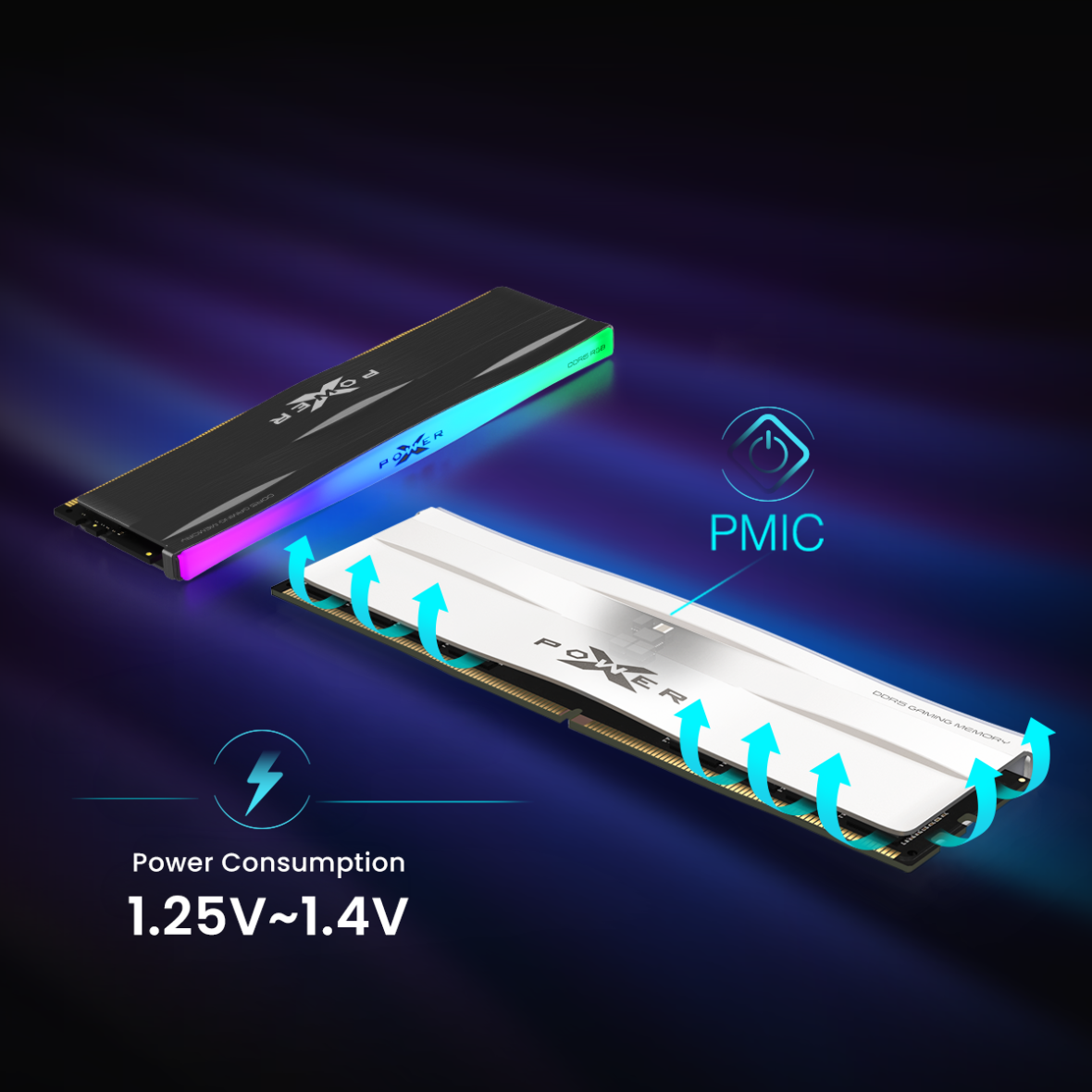 XPOWER Zenith DDR5 RGB Gaming UDIMM-Silicon Power Computer