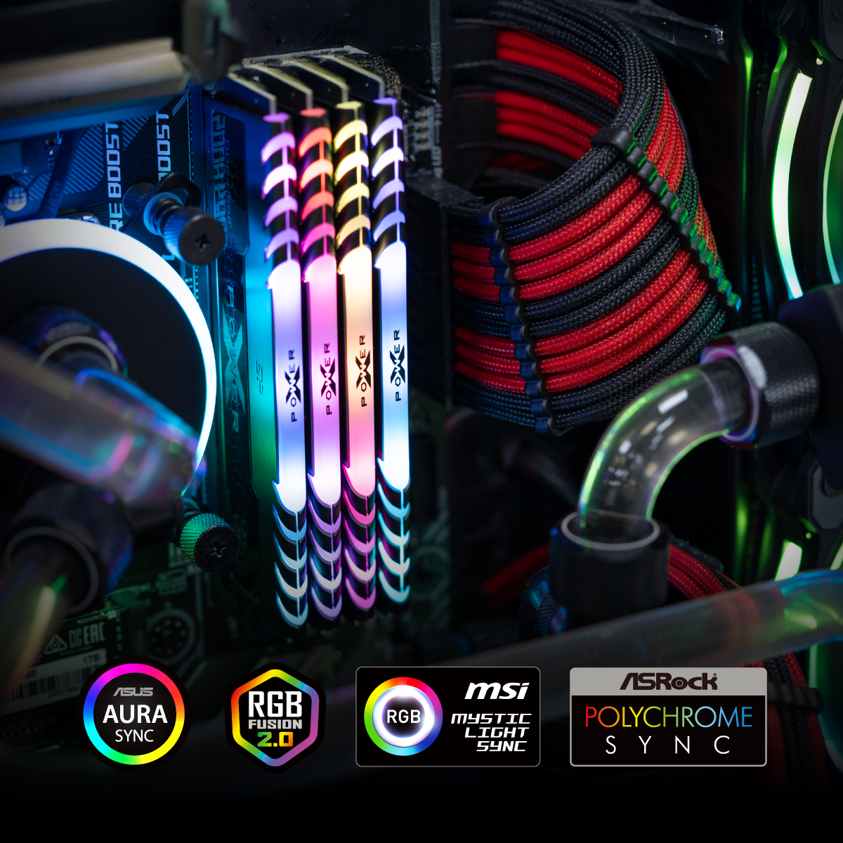 XPOWER Turbine RGB DDR4 Gaming UDIMM-Silicon Power Computer