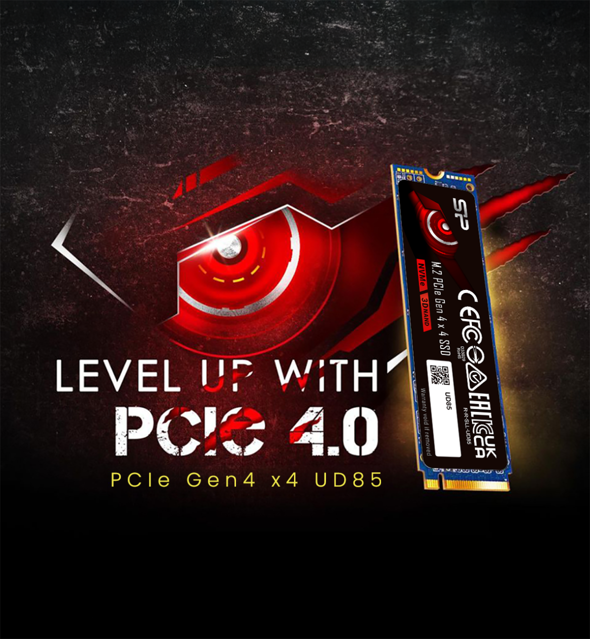 SP UD85 PCIe Gen4 x4 NVMe™ SSD-Silicon Power