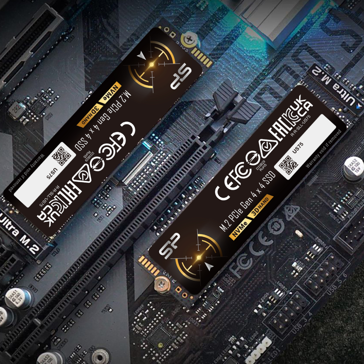 SP US75 PCIe Gen4 x4 NVMe™ SSD-Silicon Power