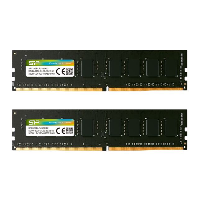 シリコンパワー　SP DDR4 3200 32GB ×2＝64GB メモリー Amazon.co.jp: シリコンパワー SP Silicon PowerデスクトップPC