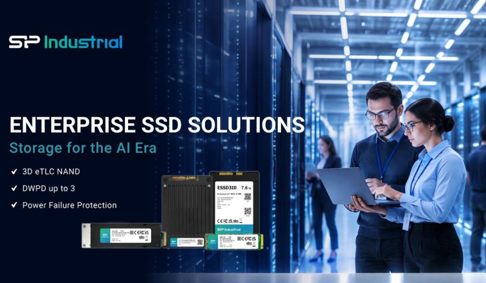 廣穎工控推出重量級新品系列 六款企業級 SSD 搶攻 AI 與資料中心應用