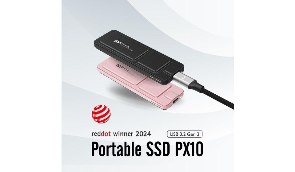 Silicon Power gewinnt den Red Dot Award 2024 für die PX10 Portable SSD