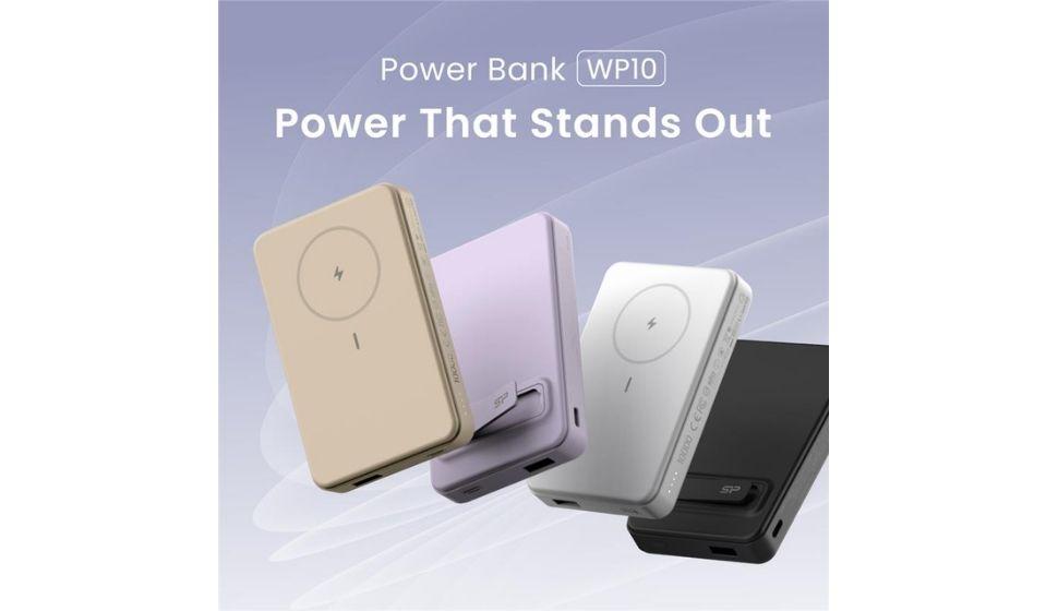 Silicon Power Launches WP10 Magnetic Wireless Power Bank: Flexible Power On-the-Go