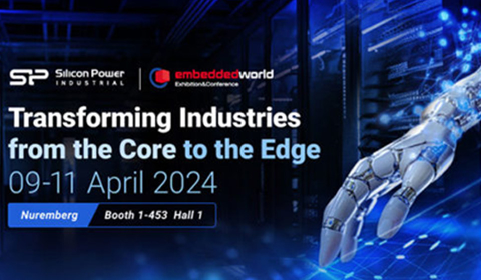 廣穎將在Embedded World發表新款高耐用工業級SSD 助力AI邊緣運算發展