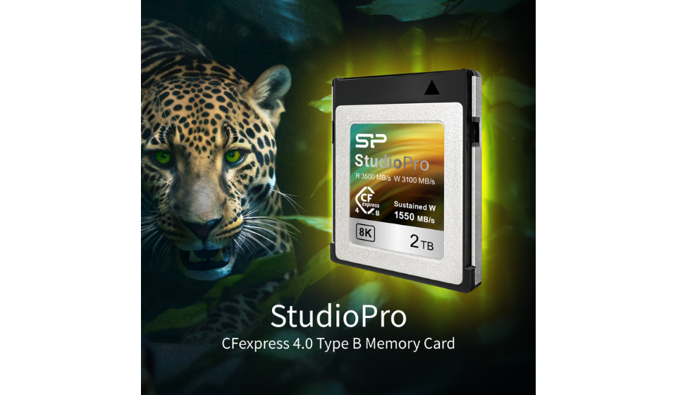 廣穎電通推出StudioPro CFexpress 4.0 Type B高階記憶卡