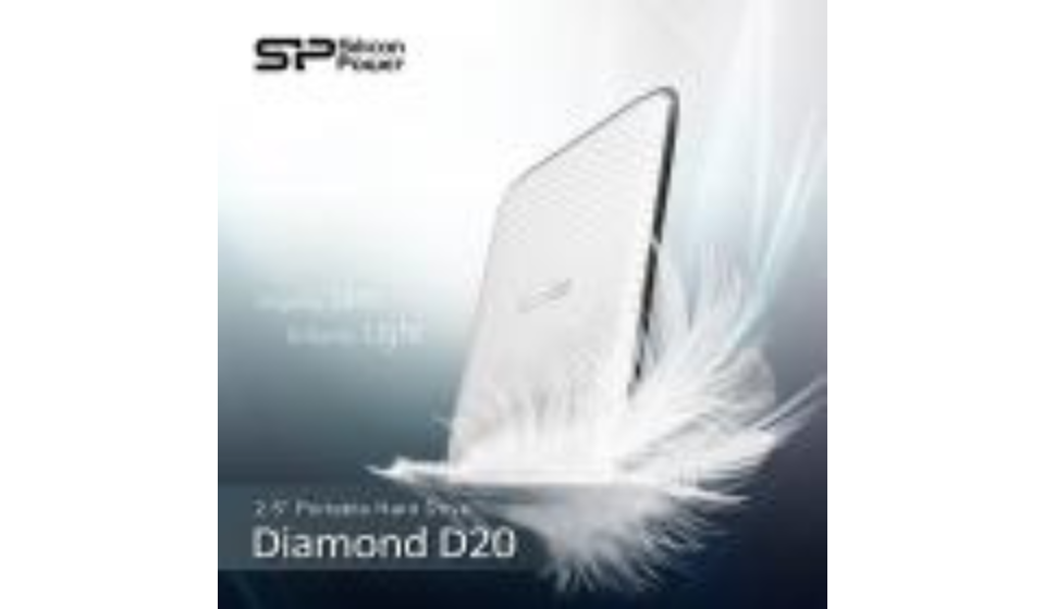 SP廣穎電通推出Diamond D20超輕薄行動外接硬碟 – 精緻極薄 閃耀輕量!