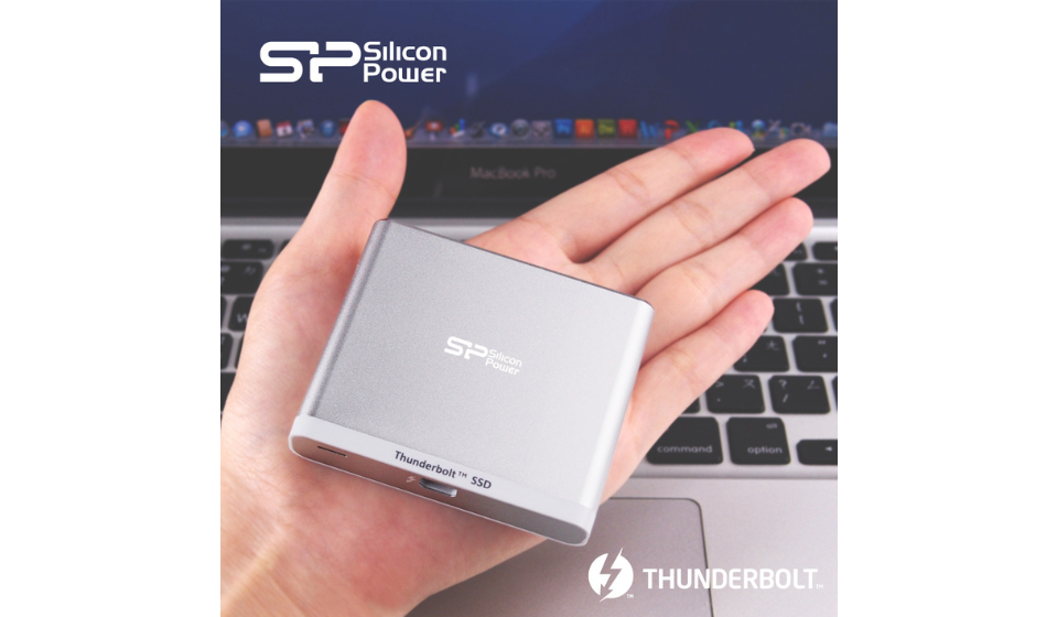 SP 廣穎電通隆重推出全新Thunderbolt™外接式固態硬碟 Thunder T11 - 極致輕巧 極速狂飆