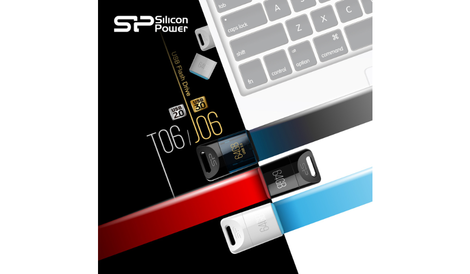 SP廣穎電通 USB 2.0 Touch T06 & USB 3.0 Jewel J06隨身碟 - 極小. 極輕 . 極耀眼